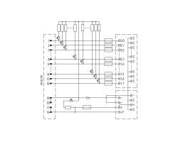 Модуль интерфейсный RS 16IO 2W F-L H Z (1311870000)