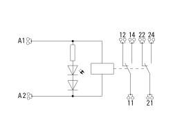 RCIKITP 24VAC 2CO LD Модуль релейный (8897160000)