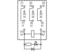 RCM370AB2 Модуль релейный (8957090000)