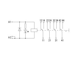 RCMKIT 24VDC 4CO LED GN Реле безопасности (7940007063)