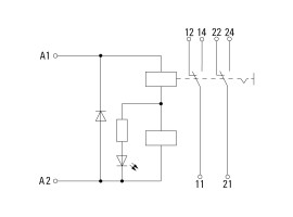 DRIKIT 24VDC 2CO LD/PB Реле безопасности (2476890000)