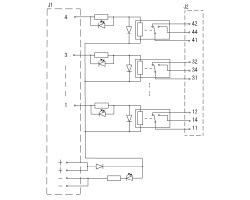 Модуль интерфейсный RSM-4 12V- 1CO S (1447410000)