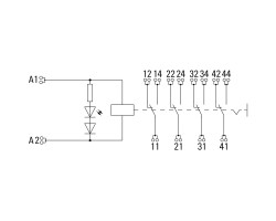 RCMKITP-I 115VAC 4CO LD Модуль релейный (8921140000)