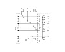 Модуль интерфейсный RS 16IO 3W L H Z (1311890000)