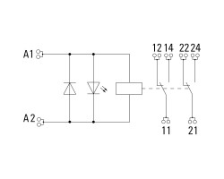 DRMKITP 24VDC 2CO LD Релейный модуль (2576110000)