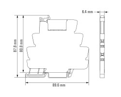 TRS 24-230VUC 1CO AGSNO Релейный модуль (2154970000)