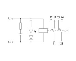 RCIKIT 230VAC 2CO LD/PB/RC Реле безопасности (2052470000)