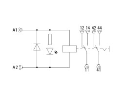 RCMKITP-I 24VDC 2CO LD Модуль релейный (8921080000)