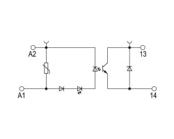 TOS 220VDC/48VDC 0,5A Твердотельное реле (8950950000)