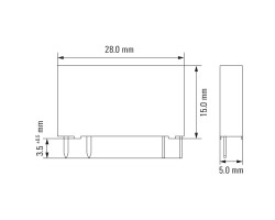 SSS RELAIS 5V/24V 0,1ADC Твердотельное реле (4064320000)