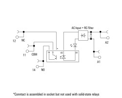 TOZ 230VAC RC 48VDC0,1A Твердотельное реле (1127120000)