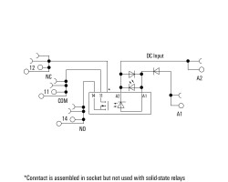 TOZ 24VDC 24VDC3,5A Твердотельное реле (1127650000)