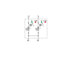 VPU II 2 750V/25kA Разрядник для защиты от перенапряжения (1351070000)