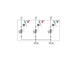 VPU I 3 280V/12,5KA Разрядник для защиты от перенапряжения (1352200000)