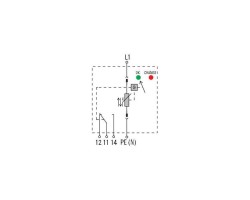 VPU II 1 R 600V/25kA Разрядник для защиты от перенапряжения (1352950000)