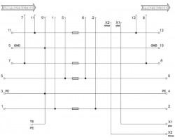 VSPC BASE 2CL R Основание для защиты от перенапряжения (8951710000)