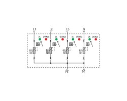 VPU I 4 400V/12,5KA Разрядник для защиты от перенапряжения (1437990000)