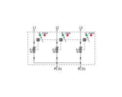 VPU I 3 400V/12,5KA Разрядник для защиты от перенапряжения (1352340000)