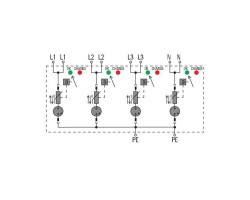 VPU I 4 LCF 280V/25KA Разрядник для защиты от перенапряжения (1351730000)