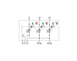 VPU II 3 R 400V/40KA Разрядник для защиты от перенапряжения (1352890000)