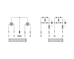 VSPC TELE UK0 2WIRE Защита от перенапряжения (8924660000)