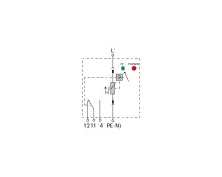 VPU II 1 R LCF 280V/40KA Разрядник для защиты от перенапряжения (1352750000)