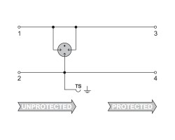 VSSC4 GDT 240VAC/DC20kA Защита от перенапряжения (1064060000)