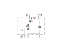 VPU I 1+1 R LCF 280V/25KA Разрядник для защиты от перенапряжения (1351740000)