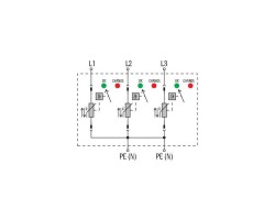 VPU II 3 400V/40KA Разрядник для защиты от перенапряжения (1352880000)