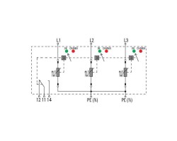 VPU I 3 R 280V/12,5KA Разрядник для защиты от перенапряжения (1352220000)