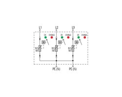 VPU II 3 600V/25kA Разрядник для защиты от перенапряжения (1352990000)