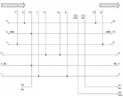 VSPC BASE 2/4CH R Основание для защиты от перенапряжения (8951790000)