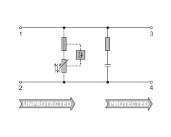 VSSC4 RC 24VAC/DC Защита от перенапряжения (1064120000)