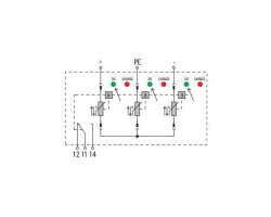 VPU II 3 R PV 1200V DC Разрядник для защиты от перенапряжения (1351440000)