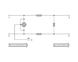 VSSC4 CL 48VAC/DC 0.5A Защита от перенапряжения (1063740000)