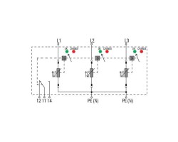 VPU I 3 R 400V/12,5KA Разрядник для защиты от перенапряжения (1352350000)