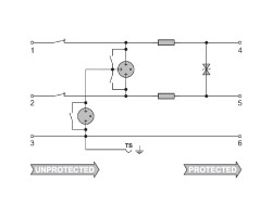 VSSC6TRCLFG24VAC/DC0.5A Защита от перенапряжения (1064310000)