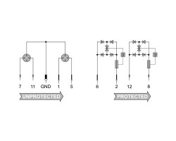 VSPC 2CL HF 12VDC Защита от перенапряжения (8924460000)