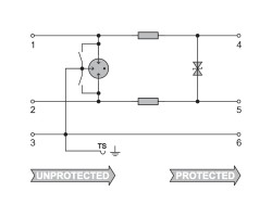 VSSC6 CL 12VDC 0.5A Защита от перенапряжения (1064150000)