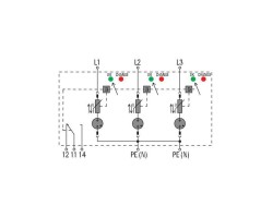 VPU I 3 R LCF 280V/12,5KA Разрядник для защиты от перенапряжения (1352100000)