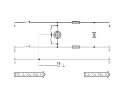 VSSC6 TRCL24VAC/DC0.5A Защита от перенапряжения (1064230000)