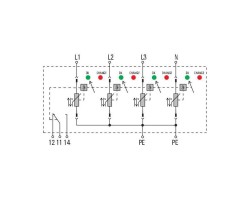 VPU II 4 R 150V/40KA Разрядник для защиты от перенапряжения (1352550000)