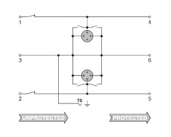 VSSC6TRGDT110VAC/DC10kA Защита от перенапряжения (1064890000)