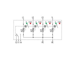 VPU II 4 R 280V/40KA Разрядник для защиты от перенапряжения (1352690000)