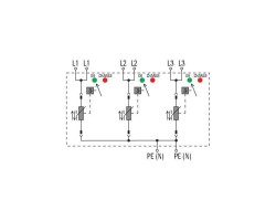 VPU I 3 400V/25KA Разрядник для защиты от перенапряжения (1351870000)