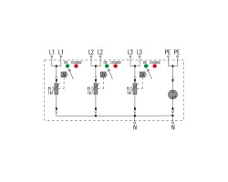 VPU I 3+1 400V/25KA Разрядник для защиты от перенапряжения (1351890000)