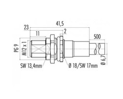 Системный кабель IE-C5DS4UG0050MBSXXX-E (1234770050)