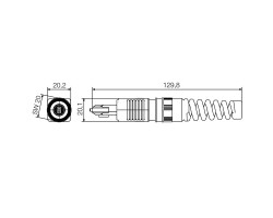 Оптоволоконный разъем IE-PS-V04P-2SC-MM-BP (1963370000)