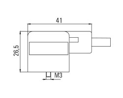 Клапанный штекер SAIL-VSA-M8W-3-3.0U (1026190300)