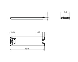 Корпус для электроники CH20M22 C BK (2418670000)